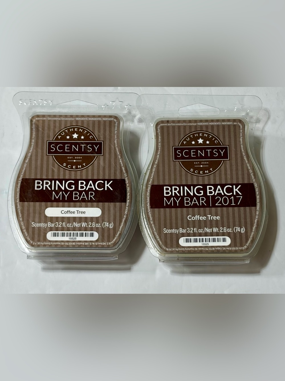 Scentsy Wax Melts Lot Of 2 Coffee Tree